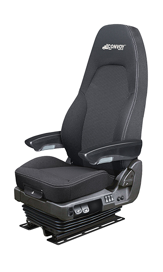 Convoy III – Semi Truck 12 Volt Air Suspension Seat – GMC Base Cloth