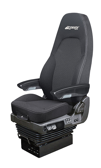 Convoy III – Semi Truck 12 Volt Air Suspension Seat – High Base Cloth