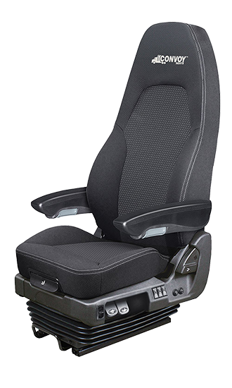 Convoy III – Semi Truck 12 Volt Air Suspension Seat – No Base Cloth
